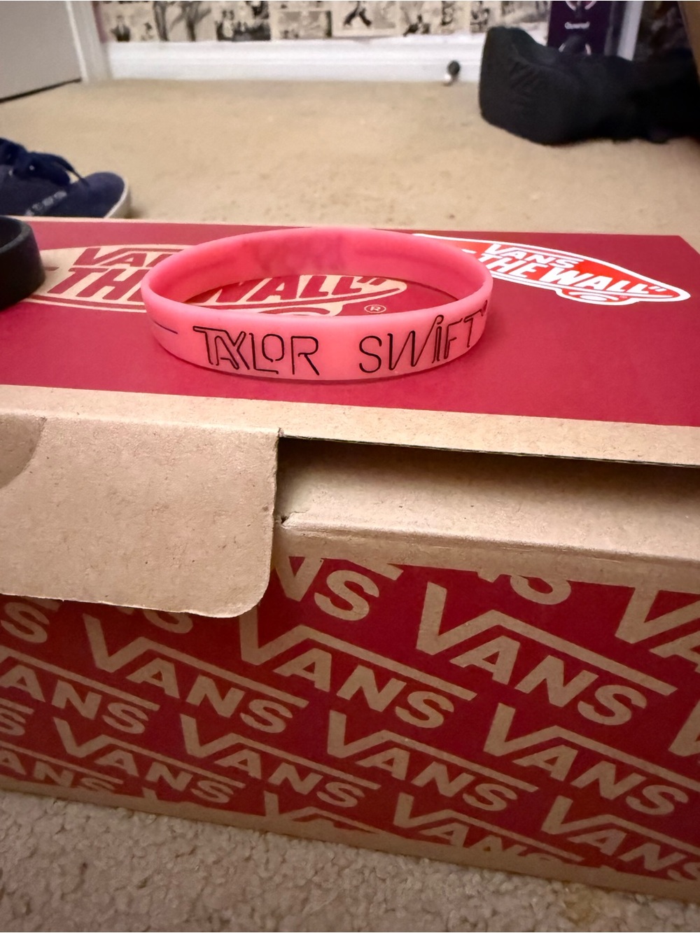 Taylor Swift 1989 Pink Silicone Bracelet